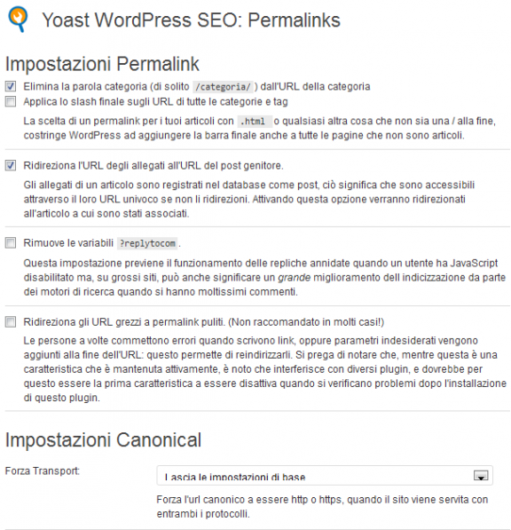 Permalink - WordPress SEO by yoast